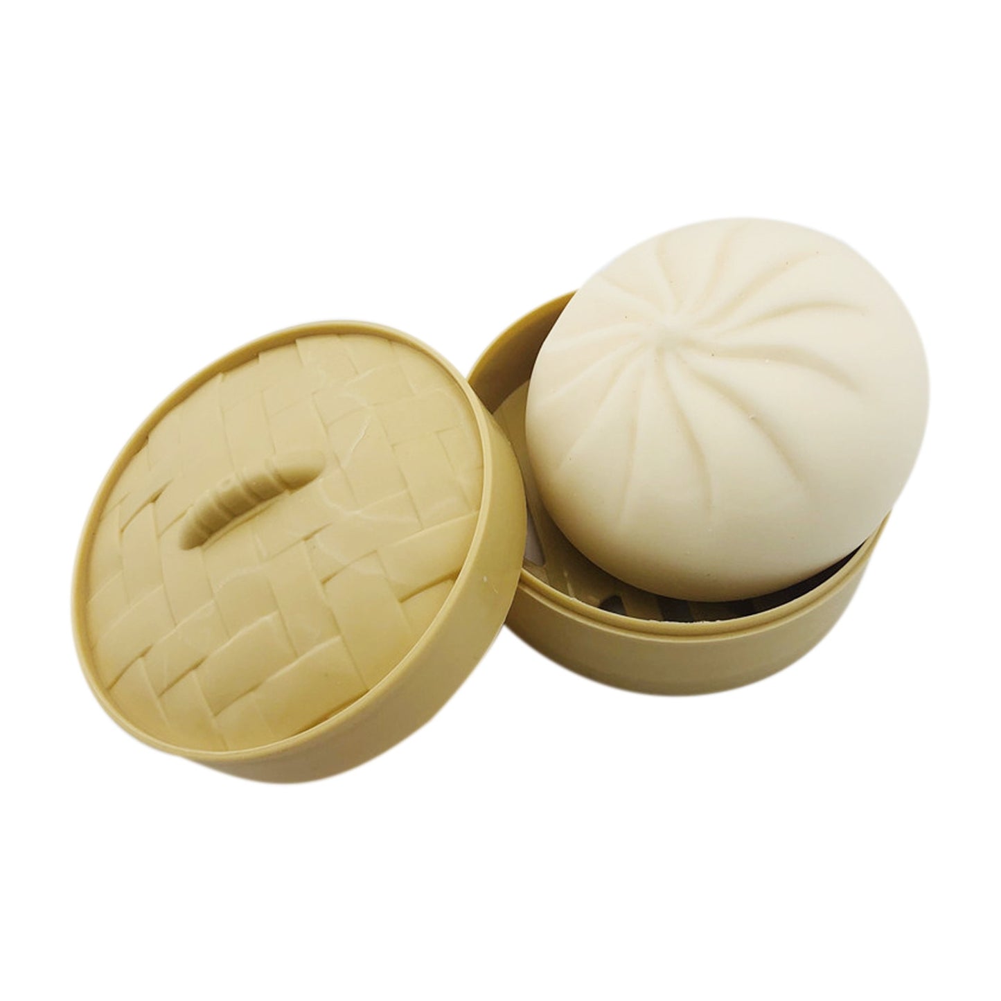 Stress Relief Toy Decompression Sensory Fidget Toy Unzip Toy Steamed Stuffed Bun Simulation Fidget Toy Set eprolo