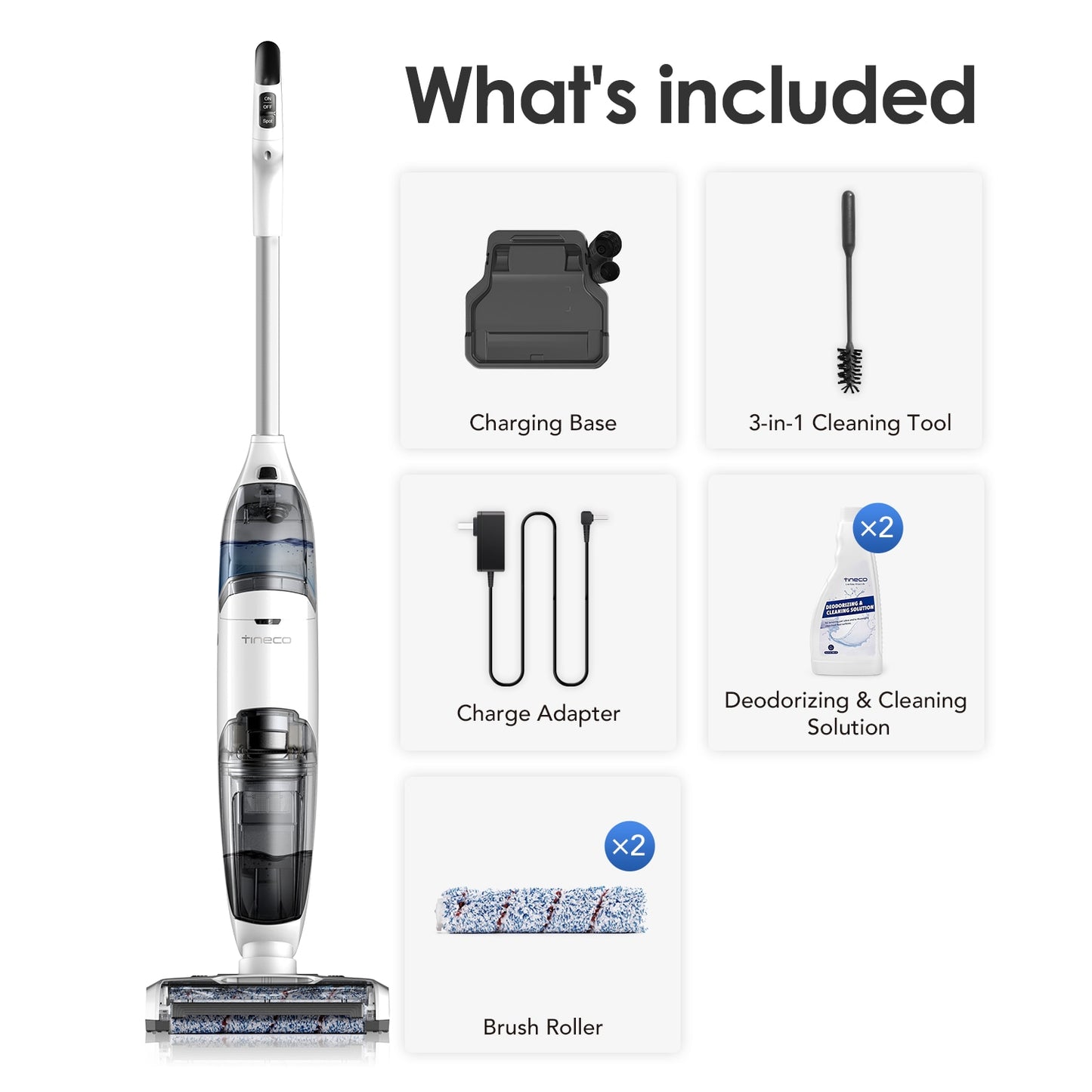 Tineco iFloor Complete Cordless Wireless Wet Dry Vacuum Cleaner Multi-Surface Smart Handheld Floor Washer Mop Best Find
