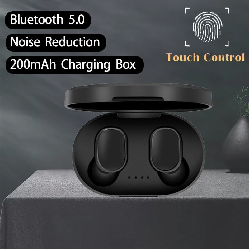 TWS Bluetooth Headset Dual Earphones in-Ear Mini Touch Sports Wireless Bluetooth Noise Reduction Headset Best Find