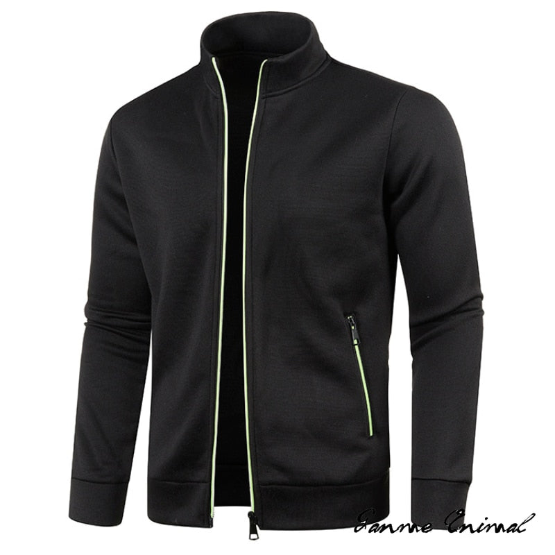 Spring Men's Turn-down Collar Sweatshirt Zipper Stand Collar Pullovers Man Sweatshirts Man Zippers Sweater Coats Best Find