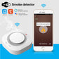 Tuya Smart Zigbee Smoke Detector Smart Fire Alarm Progressive Sound Photoelectric Smoke Sensor eprolo