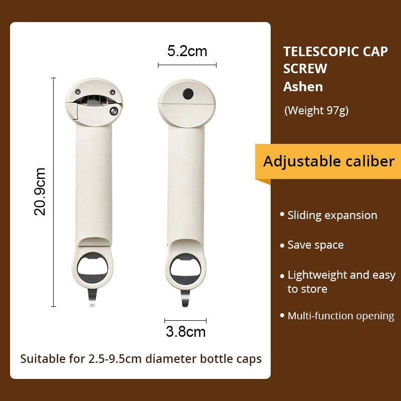 Stainless Steel Labor-Saving Screw Cap Opener Can Opener Bottle Opener Glass Can Opener Screw Cap eprolo