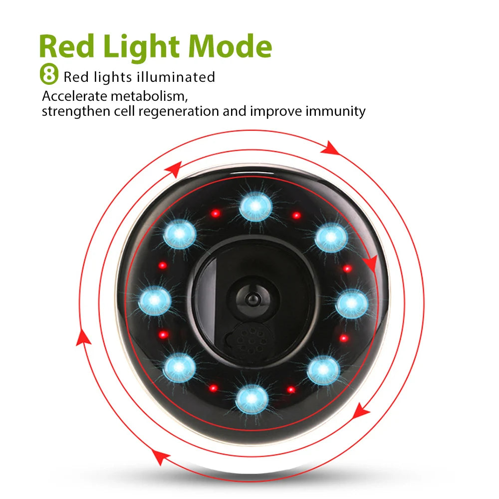 Intelligent Gua Sha LCD Display Cupping Device Body Scraping Massage Relax Meridian Dredging Hot Compress Red Light eprolo