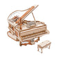 Robotime Rokr Diy Handmade Assembled Toys AMK81 Magic Piano Mechanical Music Box Model Kit 3D Wooden Puzzles - Best Find