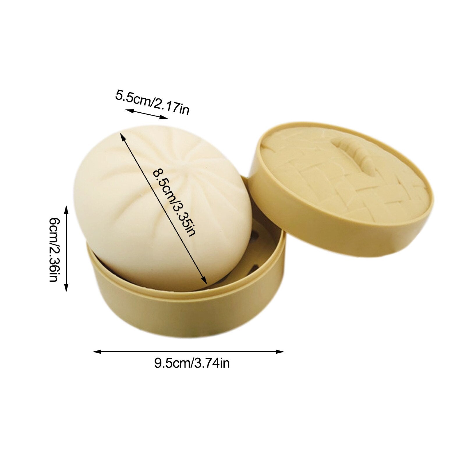 Stress Relief Toy Decompression Sensory Fidget Toy Unzip Toy Steamed Stuffed Bun Simulation Fidget Toy Set eprolo