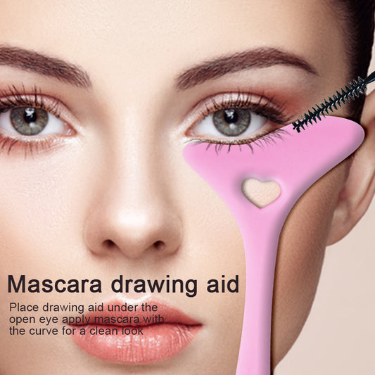 Silicone Eyeliner Stencil Wing Tip Mascara Drawing Lipstick Aid Face Cream Applicator For Beginners Makeup Tool Eyeliner Stencils Silicone Winged Tip Eyeliner Aid Eyebrow Pencil Stencil Reusable Best Find