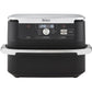 Ninja Foodi Dual Zone Digital Air Fryer, 2 Drawers, 7.6L, 6-in-1, Uses No Oil, Air Fry, Max Crisp, Roast, Bake, Reheat, Dehydrate, Cooks 4-6 Portions, Non-Stick, Dishwasher Safe Baskets, Black AF300UK