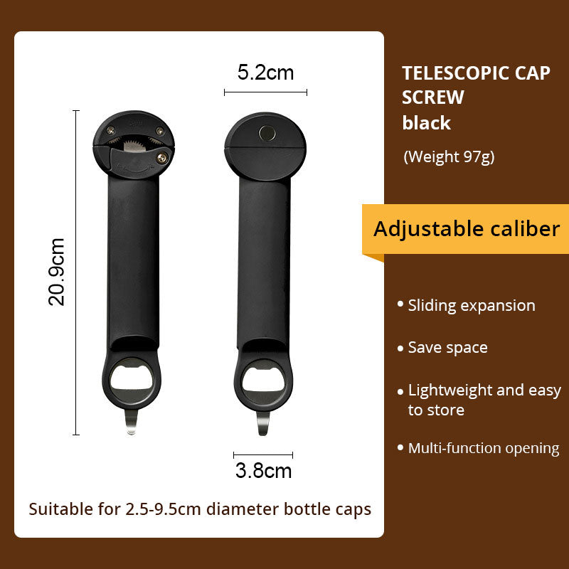 Stainless Steel Labor-Saving Screw Cap Opener Can Opener Bottle Opener Glass Can Opener Screw Cap eprolo