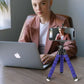 Tripod for Phone Flexible Sponge Octopus Mini Tripod for IPhone Mini Camera Tripod Phone Holder Clip Stand