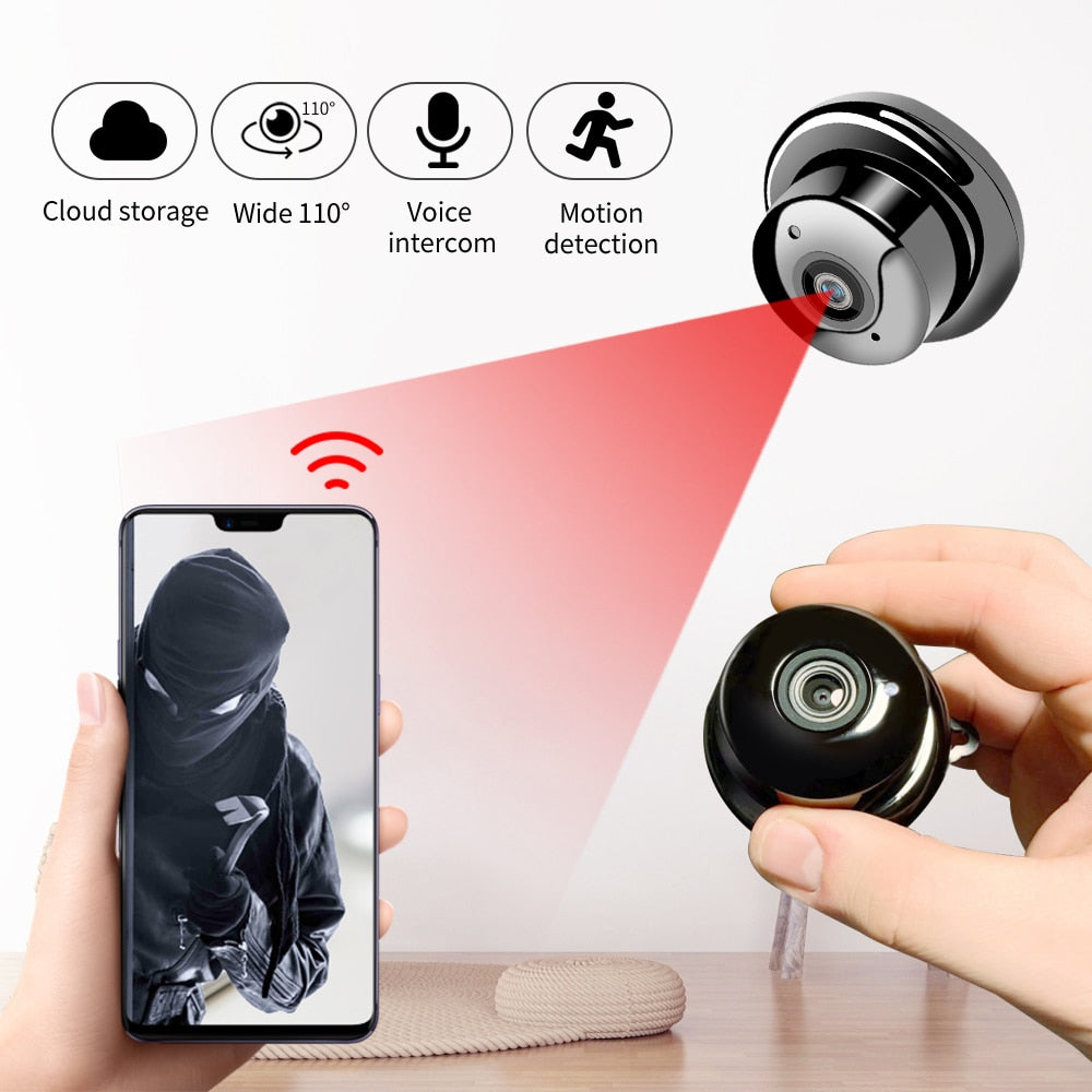 1080P Wireless Mini WiFi Camera Home Security Camera IP CCTV Surveillance IR Night Vision Motion Detect Baby Monitor P2P eprolo