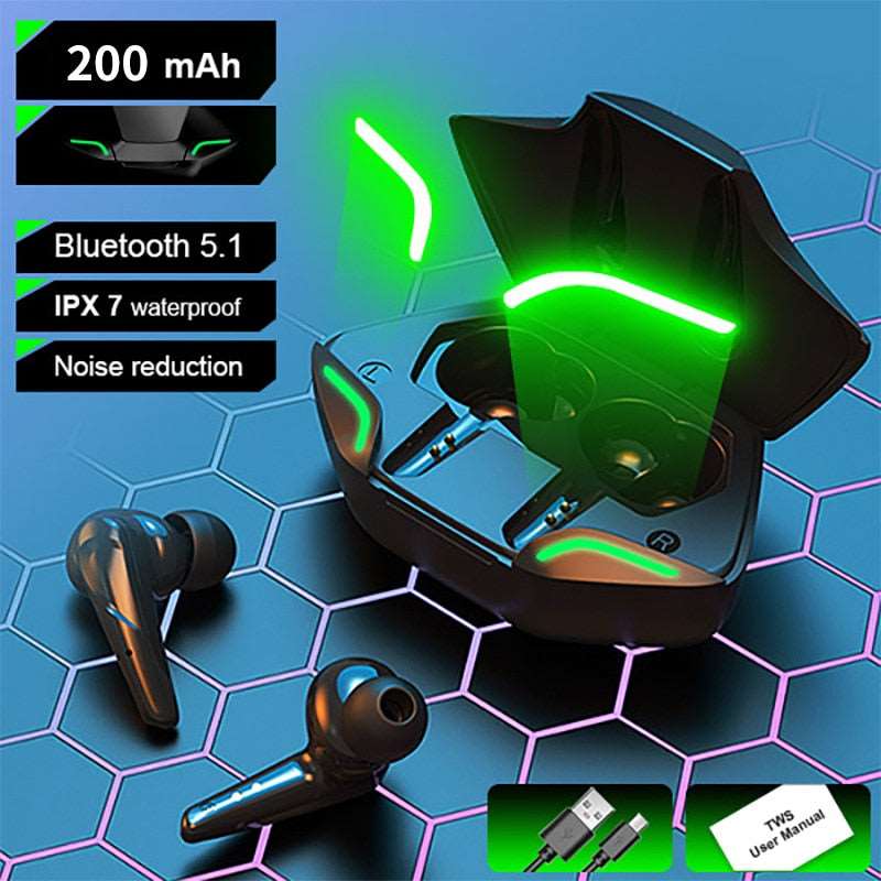 TWS Bluetooth Headset Dual Earphones in-Ear Mini Touch Sports Wireless Bluetooth Noise Reduction Headset