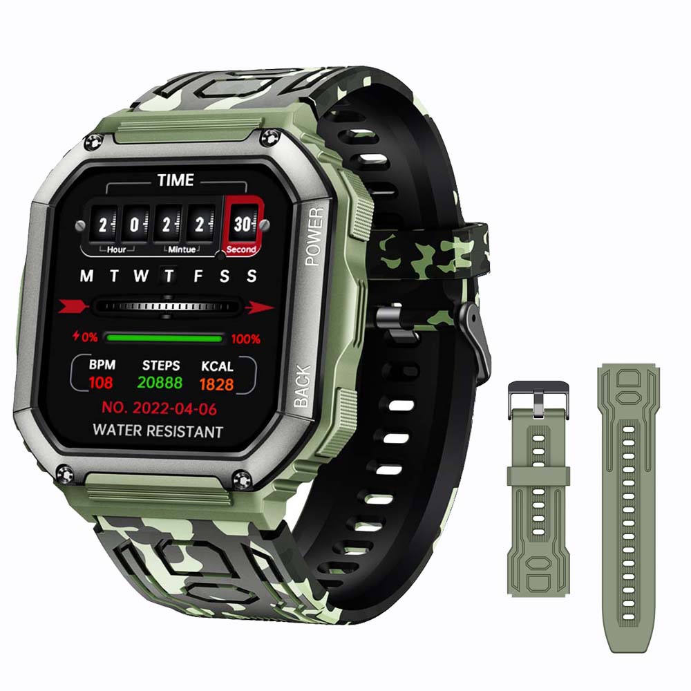 SENBONO 2022 New Smart Watch Men Big Battery Music Play Fitness Tracker Bluetooth Dial Call Sport Smartwatch Men for IOS Android Best Find