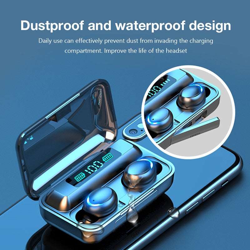 TWS Bluetooth Headset Dual Earphones in-Ear Mini Touch Sports Wireless Bluetooth Noise Reduction Headset