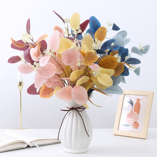 Simulation And Fruit Eucalyptus Leaves Decorative Flower Arrangement Silk Flower Best Find