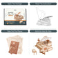 Robotime Rokr Diy Handmade Assembled Toys AMK81 Magic Piano Mechanical Music Box Model Kit 3D Wooden Puzzles - Best Find