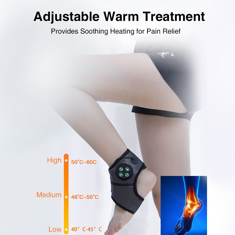 Smart Ankle Foot Massager Air Compression Vibration Hot Compress Modalyst