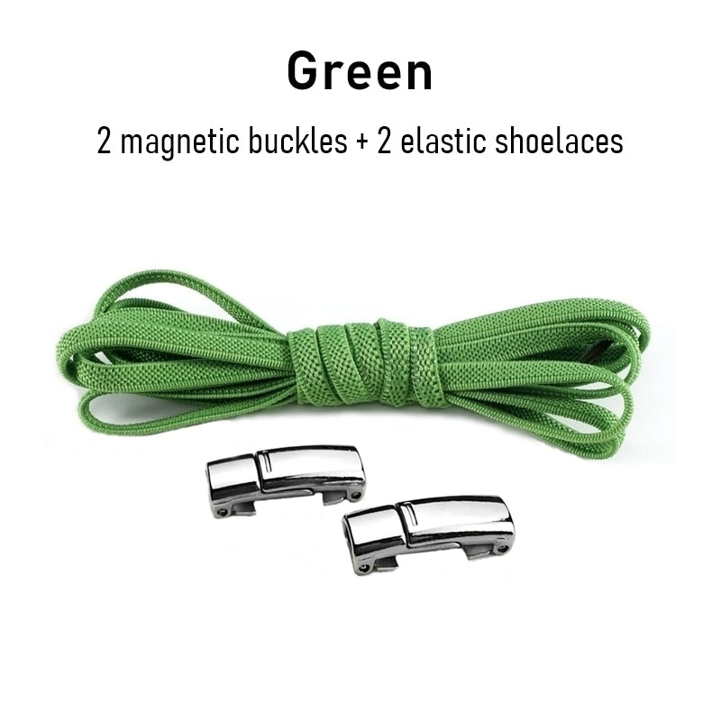 1Pair No tie Shoelaces Magnetic Elastic Shoe Laces For Kids and Adult Sneakers Shoelace 23 Color Shoestrings Best Find