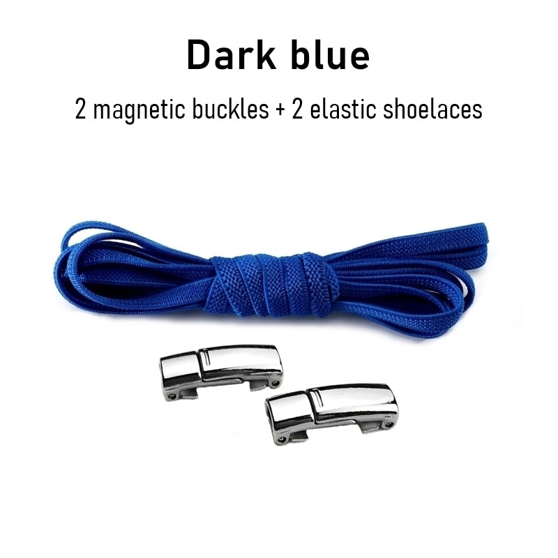 1Pair No tie Shoelaces Magnetic Elastic Shoe Laces For Kids and Adult Sneakers Shoelace 23 Color Shoestrings Best Find