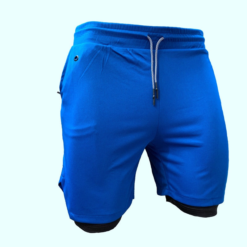 2022 Newest Running Shorts Men 2 in 1 Training Gym Shorts Fitness Men Joggers Jogging Summer Sports Shorts Workout Short Pants Best Find