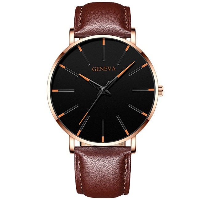 2022 Minimalist Men&#39;s Fashion Ultra Thin Watches Simple Men Business Stainless Steel Mesh Belt Quartz Watch relogio masculino Best Find