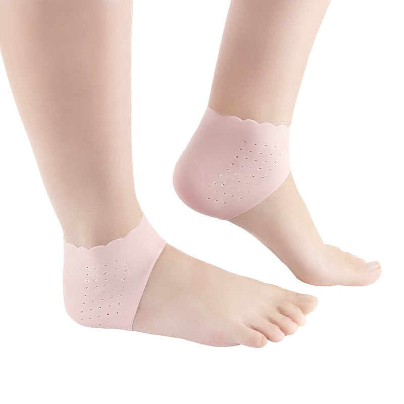 Silicone Heel Protector Protective Sleeve Heel Spur Pads For Relief Plantar Fasciitis Heel Pain Reduce Pressure On Heel 1 Pair Best Find