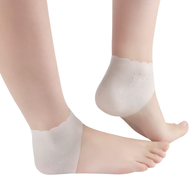 Silicone Heel Protector Protective Sleeve Heel Spur Pads For Relief Plantar Fasciitis Heel Pain Reduce Pressure On Heel 1 Pair Best Find