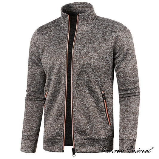 Spring Men's Turn-down Collar Sweatshirt Zipper Stand Collar Pullovers Man Sweatshirts Man Zippers Sweater Coats Best Find